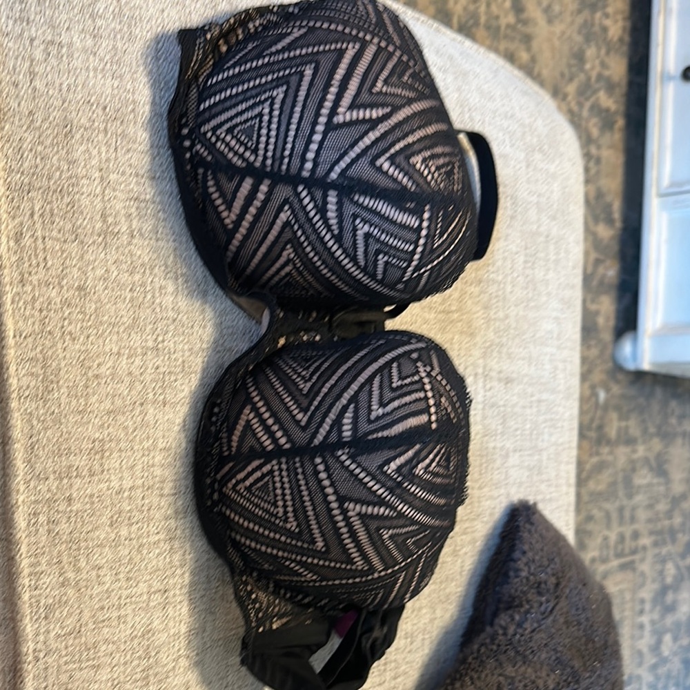 Adore Me Black Lace Bra